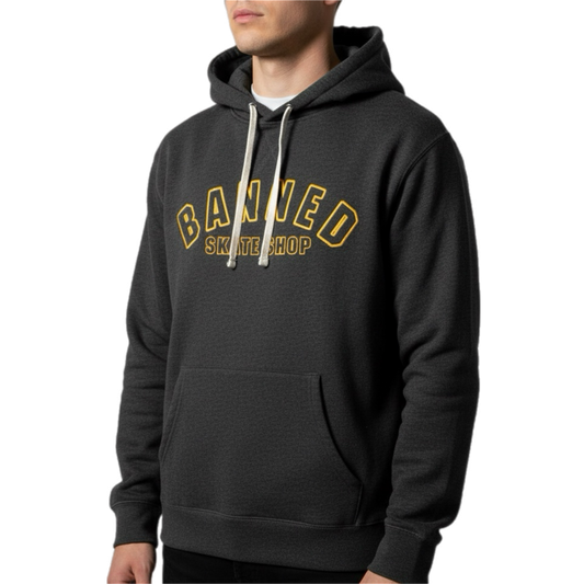 BANNED® Aged Varsity FRONT Pullover Hoodie