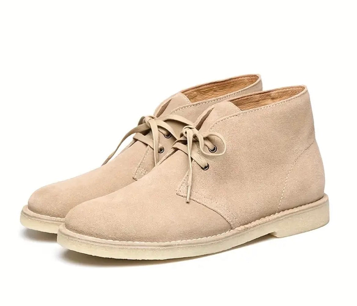 BANNED British Army Crepe Sole Khaki Boots