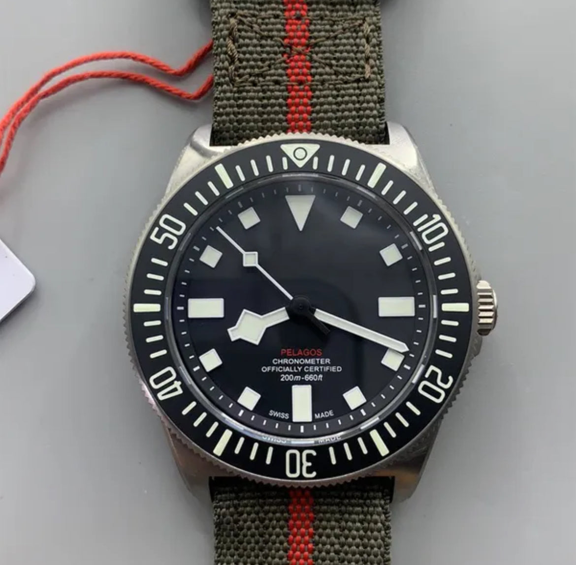 Tudor Tribute Pelagos FXD Marine Nationale Stainless Steel NATO Strap 42mm Automatic Watch