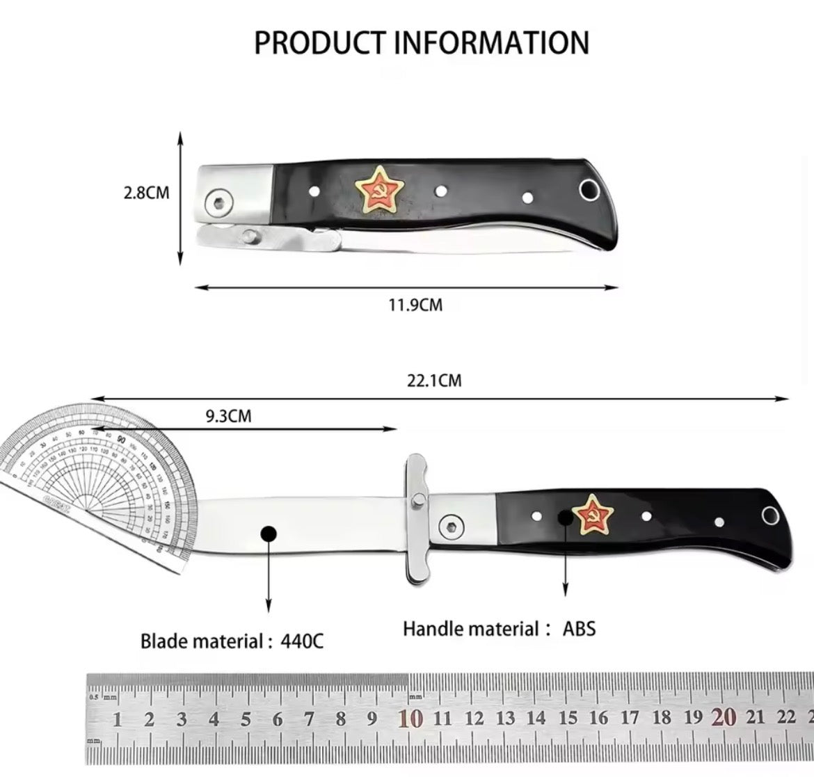 Collectors Russian Army Tactical Survival Pocket knife
