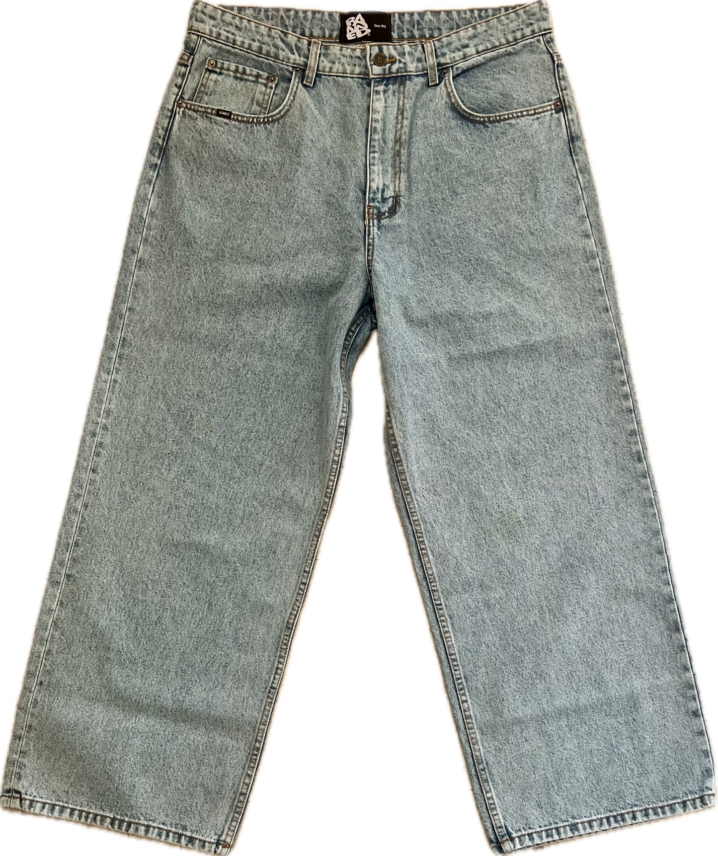 BANNED Baggy Blue Denim Acid Wash Pants