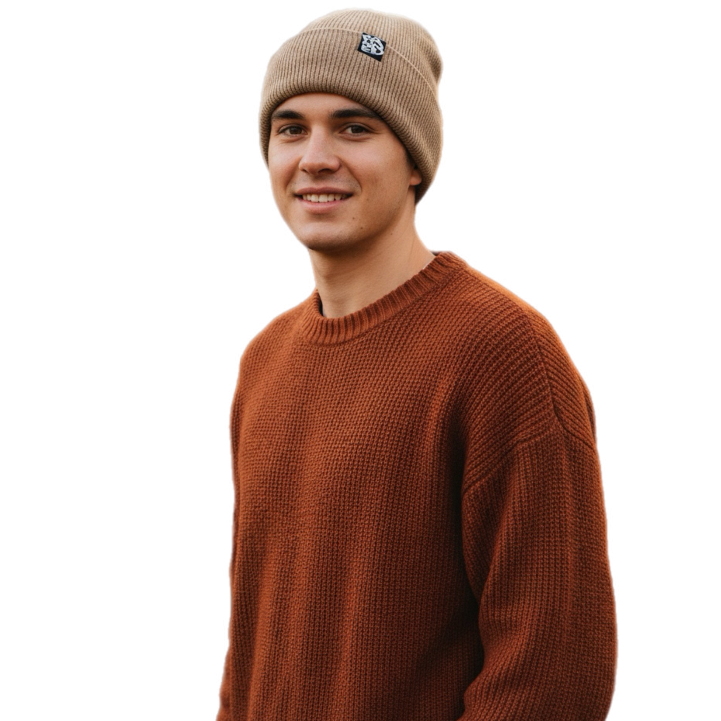 BANNED® Brown Cuffless Beanie