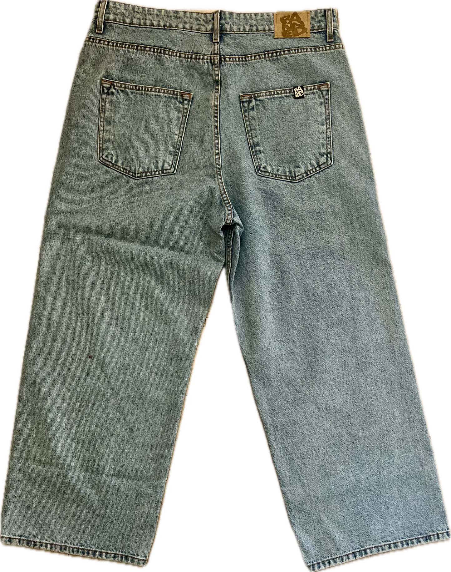 BANNED Baggy Blue Denim Acid Wash Pants