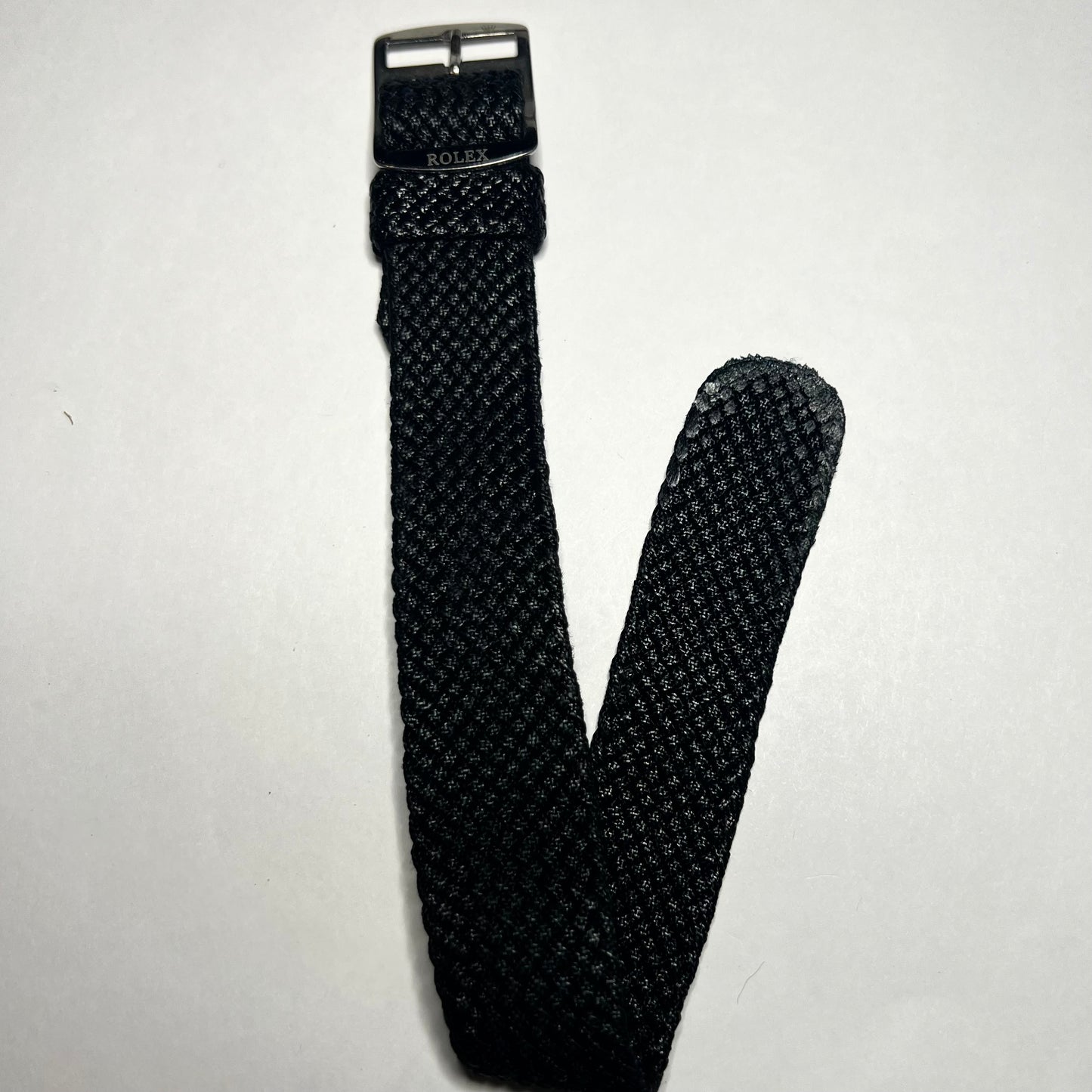 Rolex Retro Black Woven 22mm NATO Strap