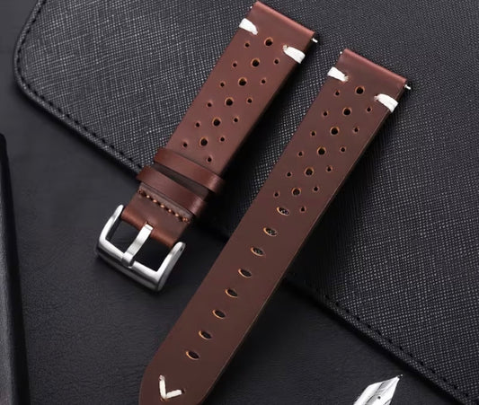 Brown Bottero Leather 20mm Quick Release Strap