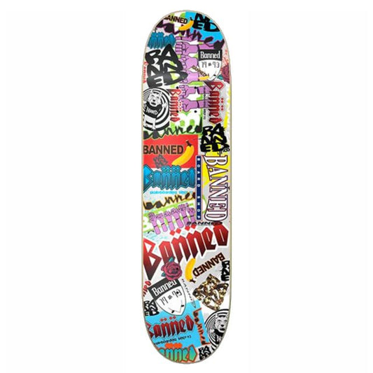 BANNED Mosaic Skateboard Deck