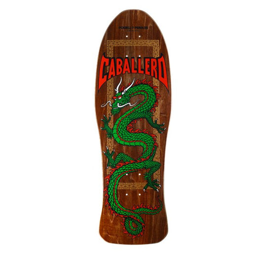 Powell Peralta Caballero Chinese Dragon 10.0" Skateboard Deck Brown Stain