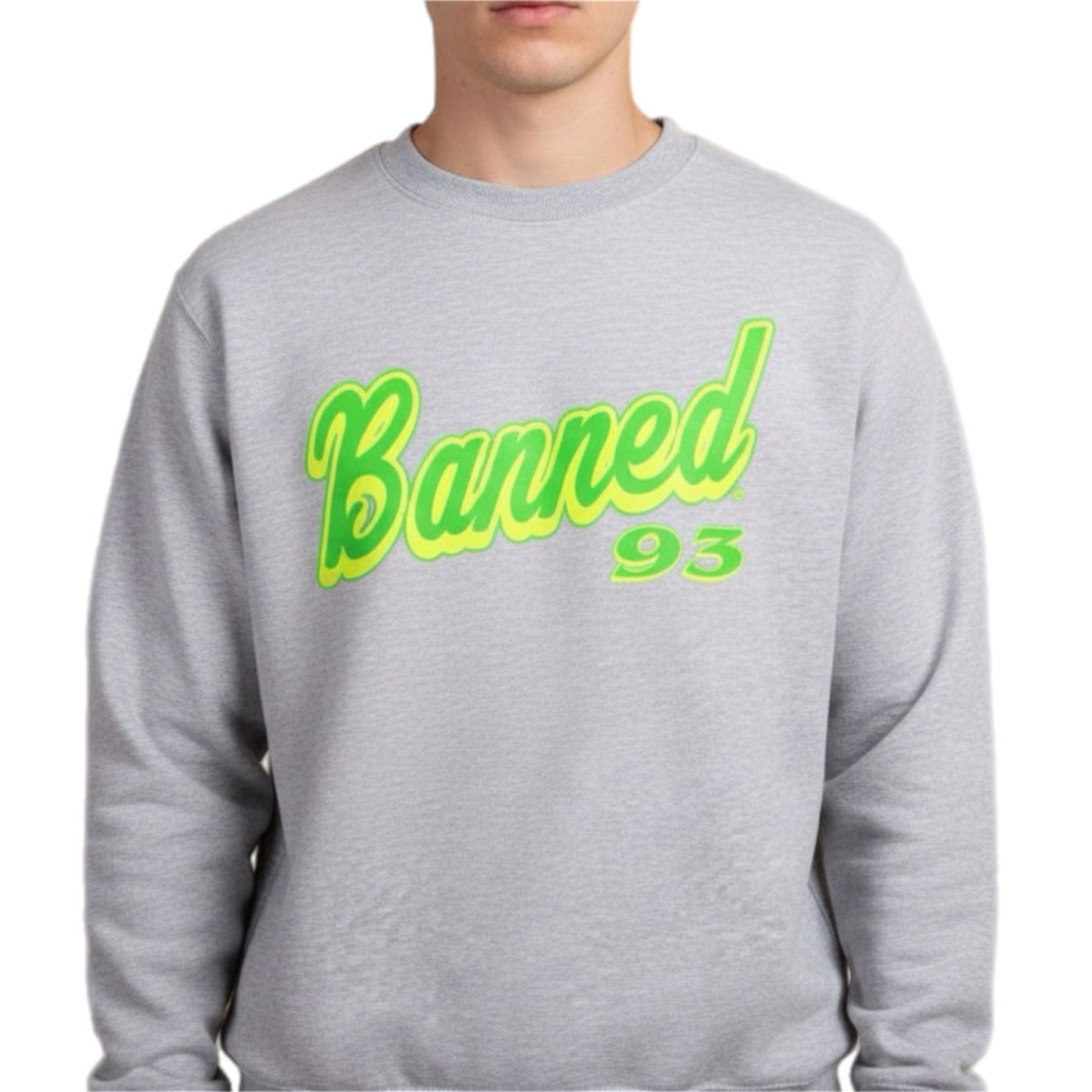 BANNED® Cursive Brazil Crew Sweatshirt