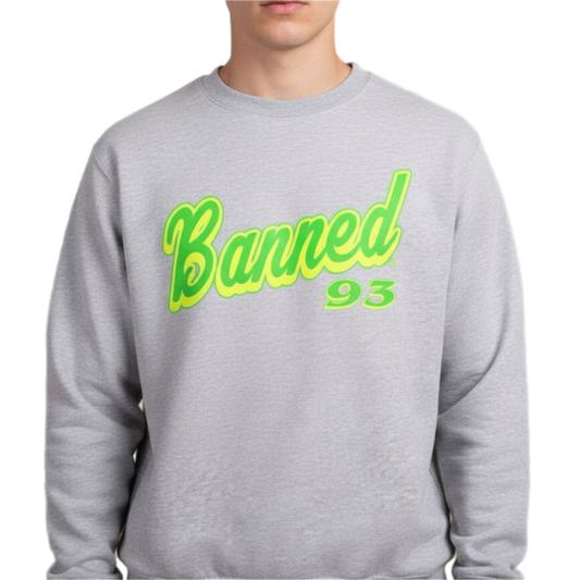 BANNED® Cursive Brazil Crew Sweatshirt