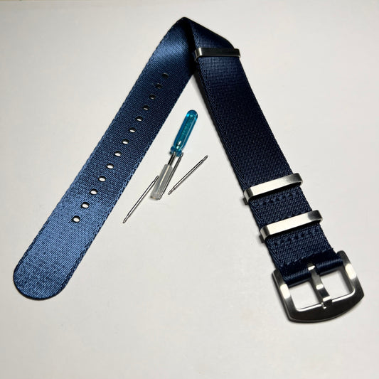 Navy 22mm Nylon NATO  Strap