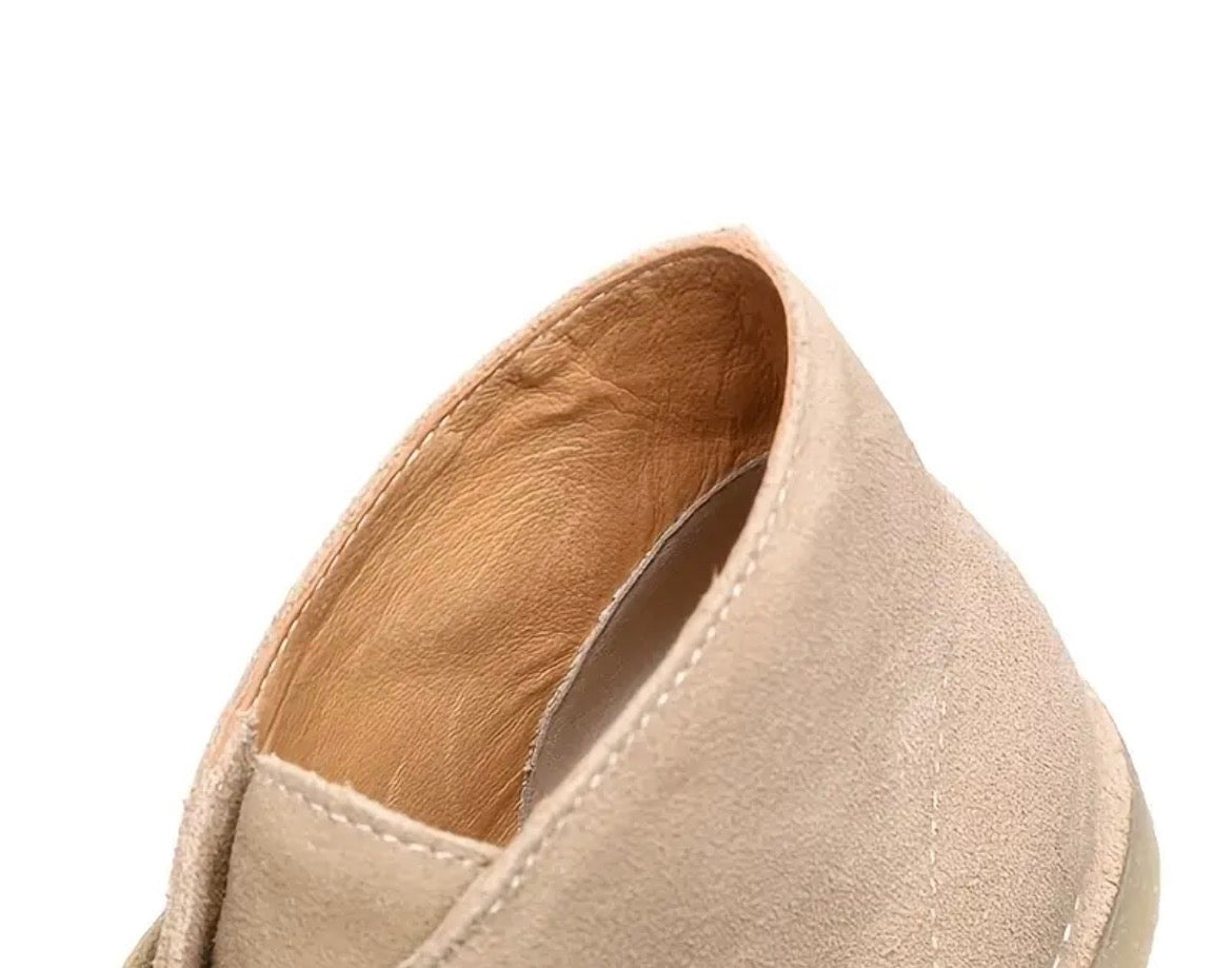 BANNED British Army Crepe Sole Khaki Boots