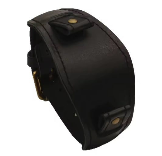 Bund Biker Watch Strap Brown color Genuine Italian buttero Leather