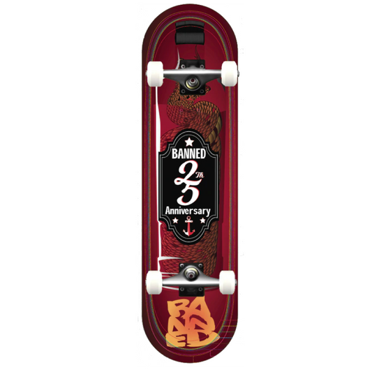 BANNED 25 Complete Skateboard