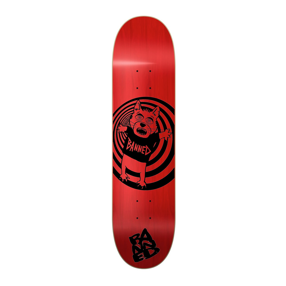 BANNED Cat Bear Skateboard Deck