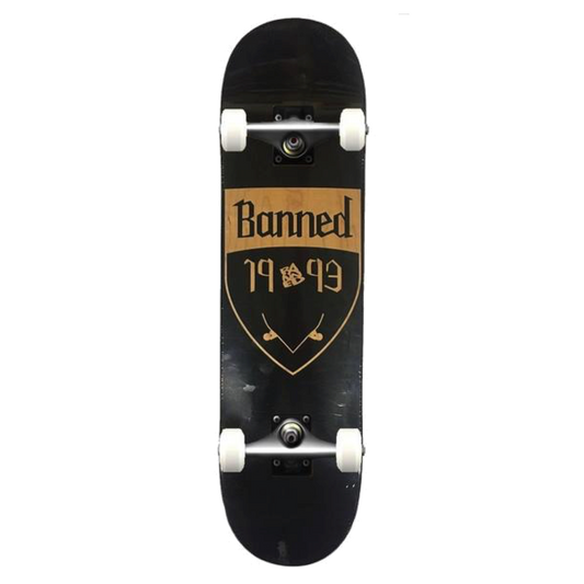BANNED Shield Complete Skateboard