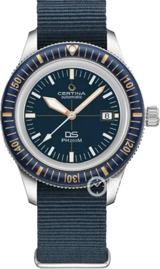 Luxury Cert. DS Mod Blue Dial Quartz Movement NATO Strap