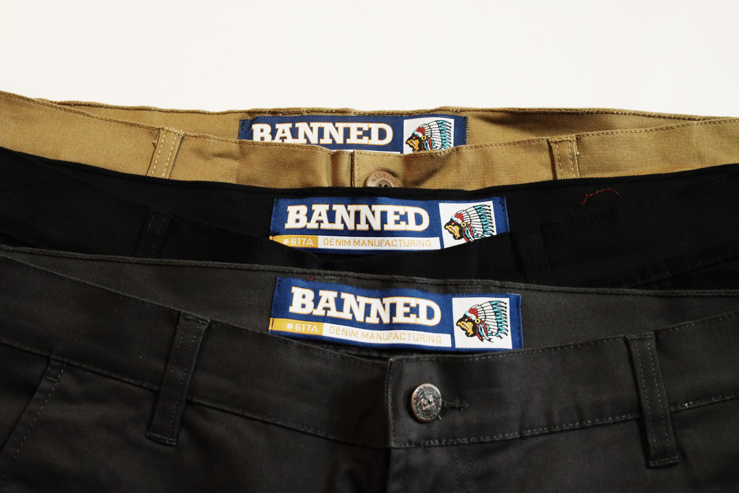 BANNED® Smoking Gun Chino Pants (Charcoal)