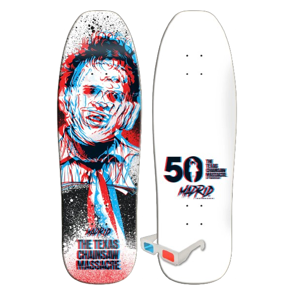 Madrid X Chainsaw Massacre HEADCHEEESE 3D Skateboard Deck *PRE-ORDER Now