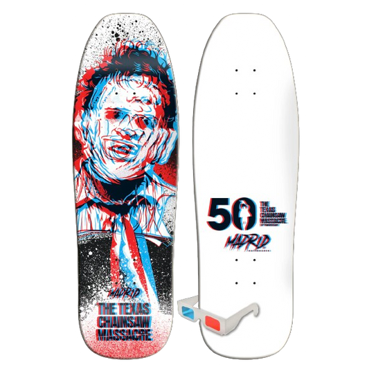 Madrid X Chainsaw Massacre HEADCHEEESE 3D Skateboard Deck *PRE-ORDER Now