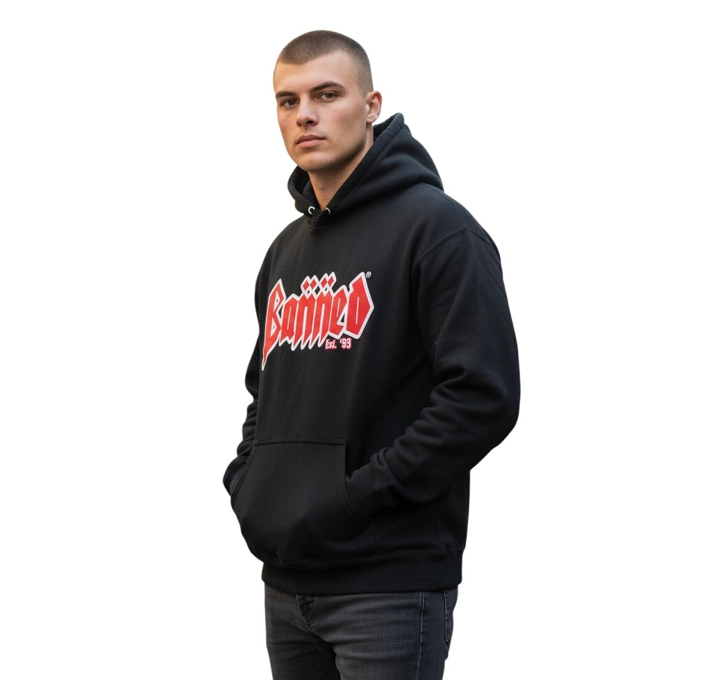 BANNED Metal Pullover Heavy Weight Hoodie