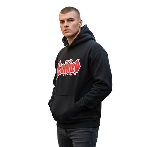 BANNED Metal Pullover Heavy Weight Hoodie