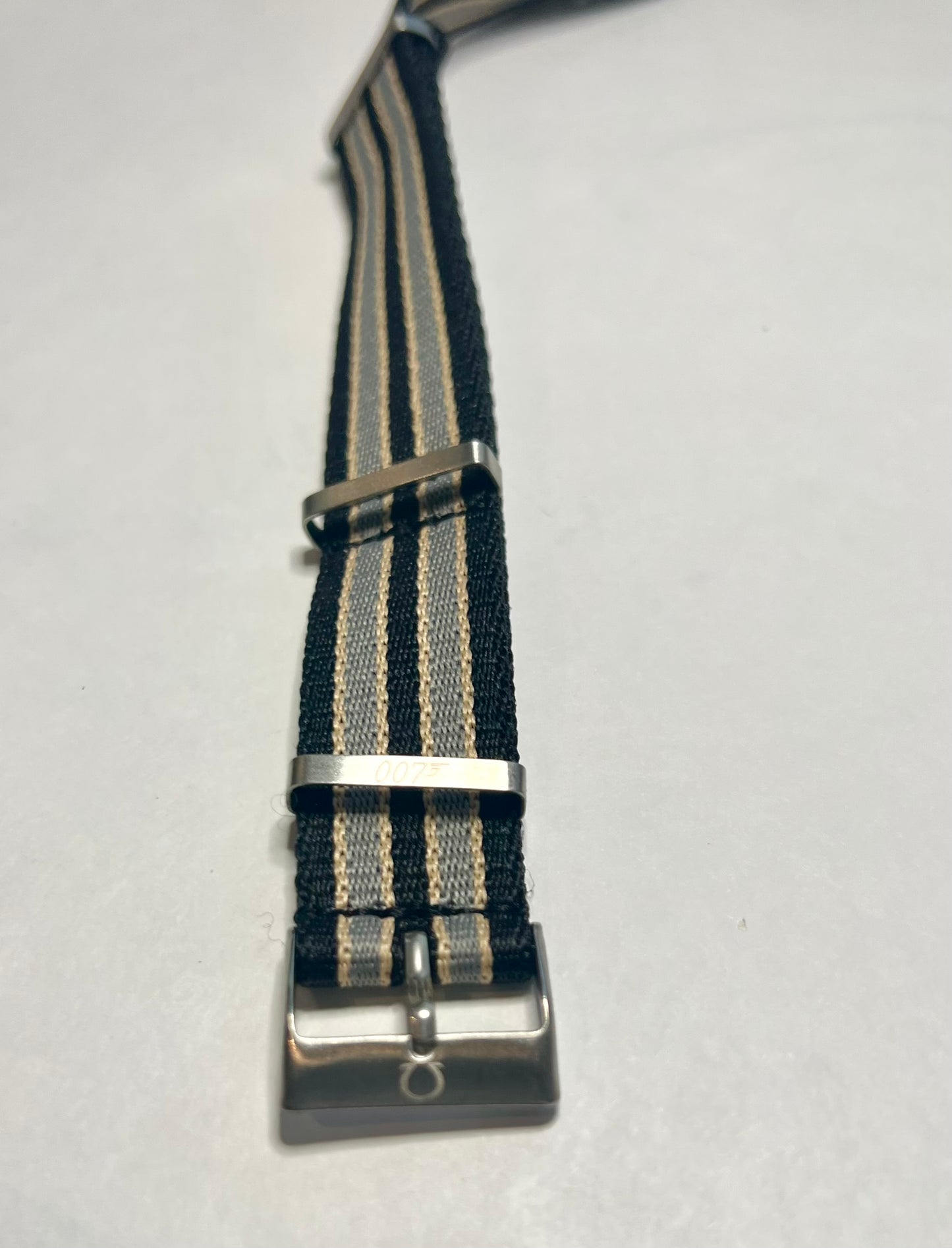 Seamaster No Time To Die NATO With Etched Logos Strap