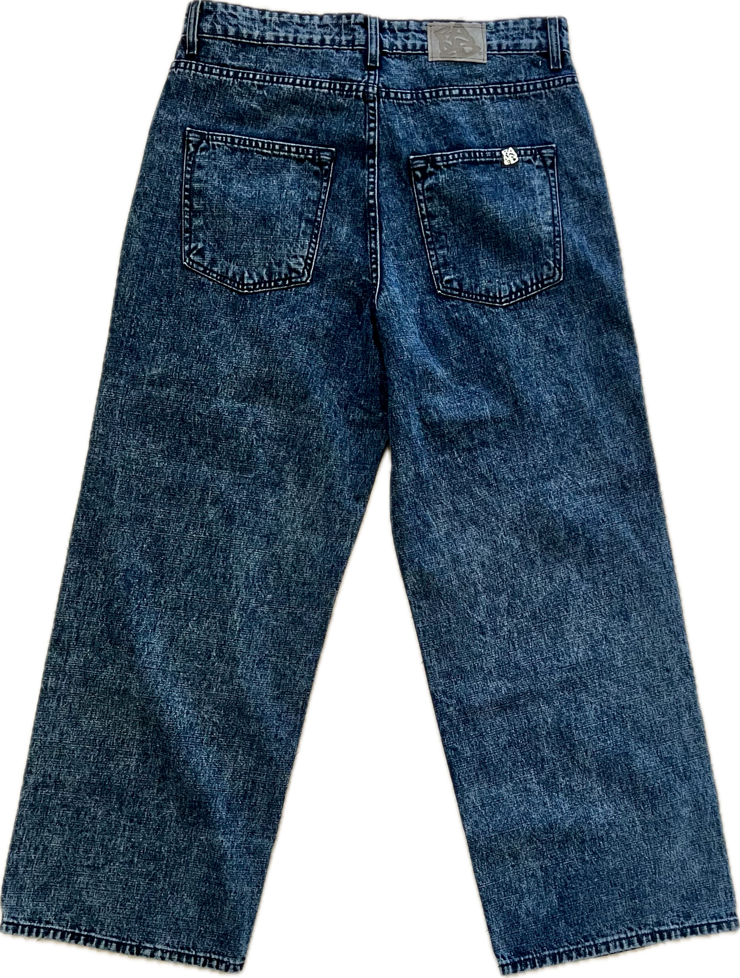 BANNED Baggy Stone Washed Blue Denim Pants