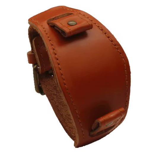 BANNED Punk Leather Bracelet Watch band