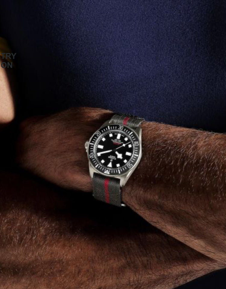 Tudor Tribute Pelagos FXD Marine Nationale Stainless Steel NATO Strap 42mm Automatic Watch