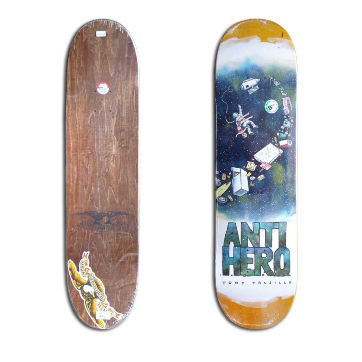 Anti-Hero 8.06" Trujillo Space Junk Skateboard Deck