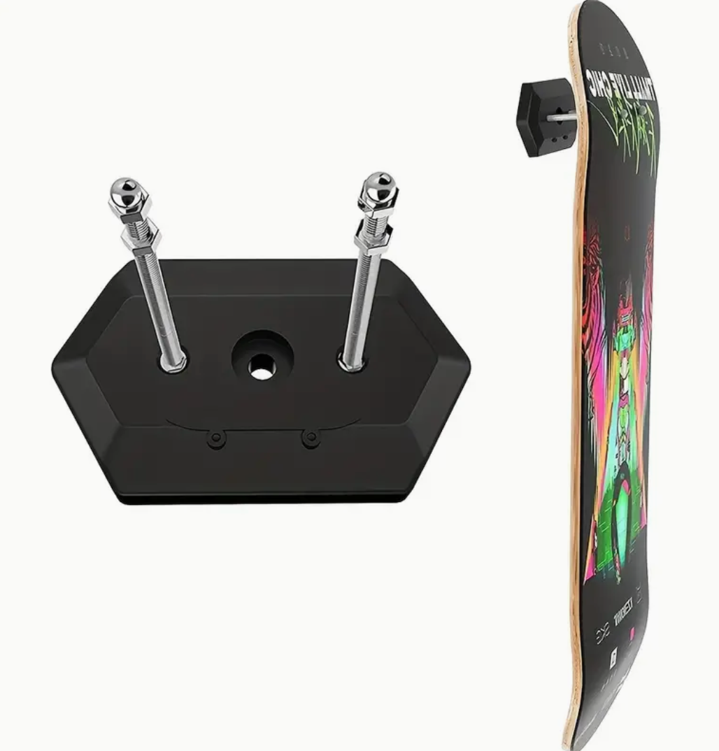 Skateboard Wall Mount Display Black (1)