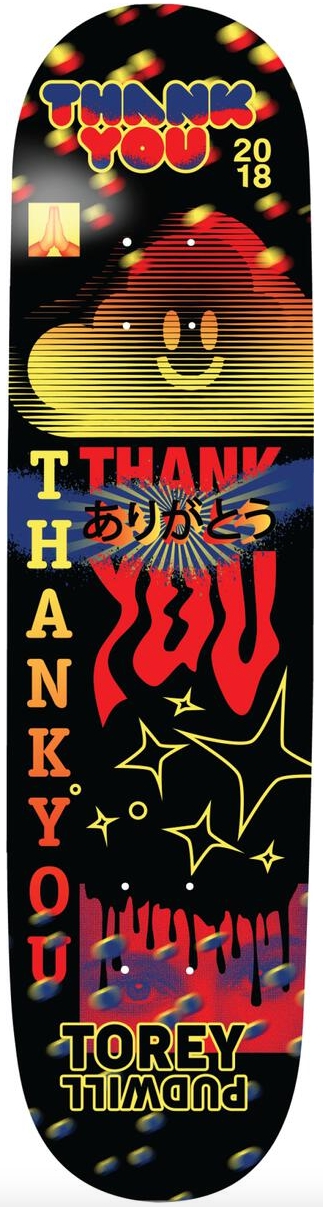 Thank You Torey Pudwill Fly 7.75 Skateboard Deck