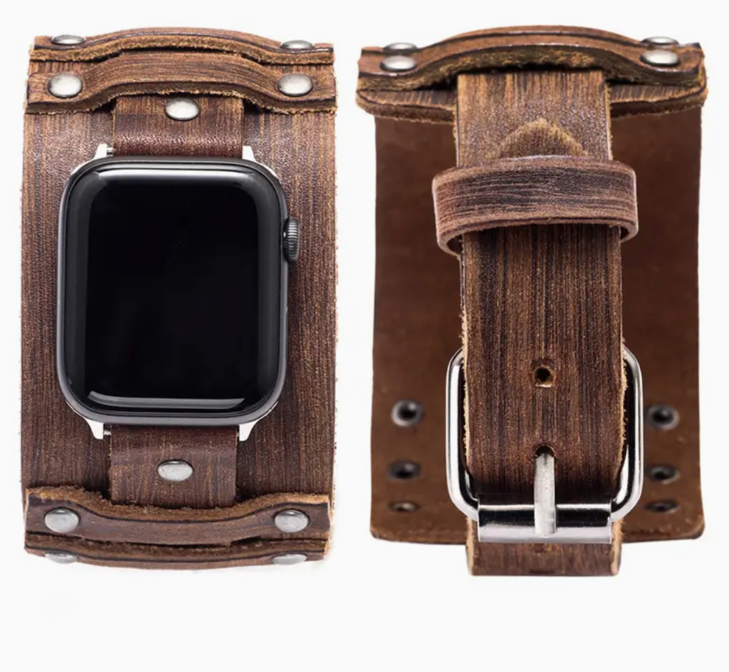 Leather Band for Apple Watch iOS 12.1