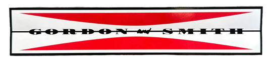 Gordon & Smith Original Bar Logo - 10" Sticker