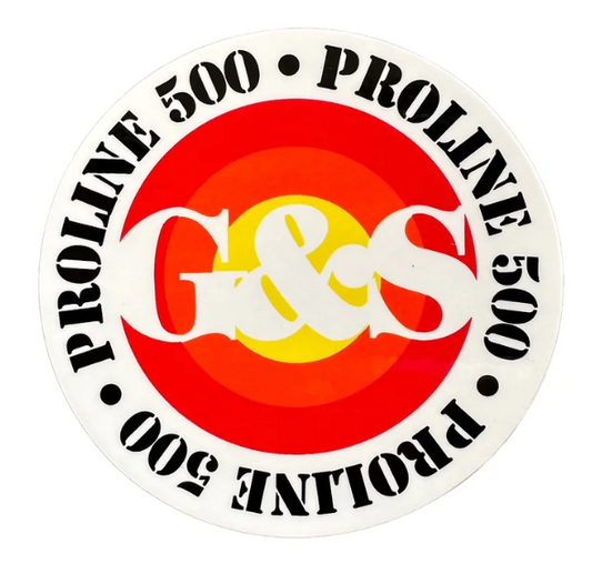 3" G&S Decal Proline 500 sticker