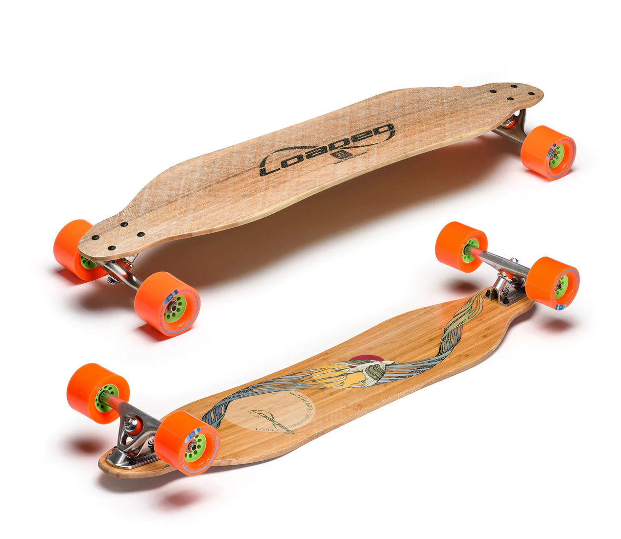Loaded Bamboo Vanguard 21-Year Limited Edition, 38" Longboard Complete