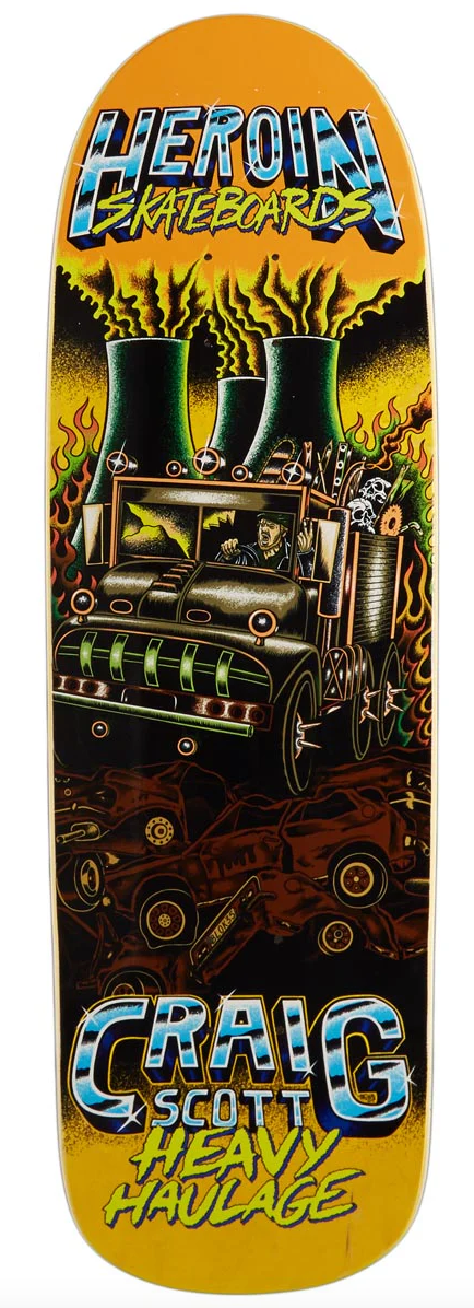 Heroin Heavy Haulage 9.5 Skateboard Deck