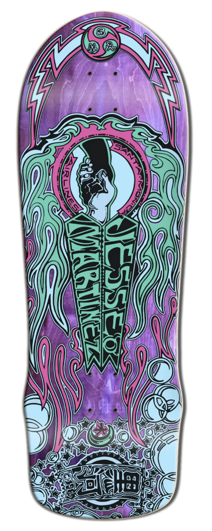 Santa Monica Airlines Martinez Skateboard Deck (Purple)