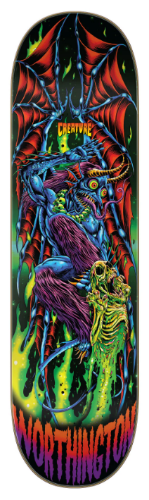 Creature Worthington Skullburn VX 8.6 Skateboard Deck