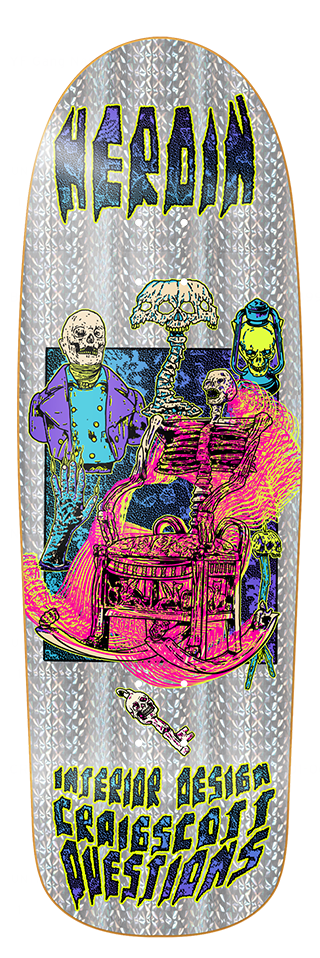 Heroin Craig Questions Hellscape 10.0 Skateboard Deck