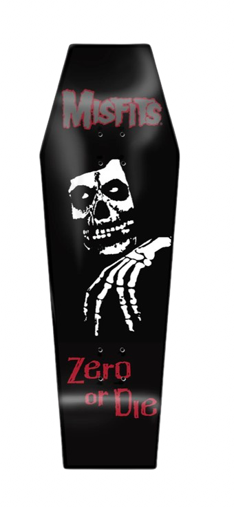 Zero x Misfits - LEGACY OF BRUTALITY COFFIN Skateboard Deck