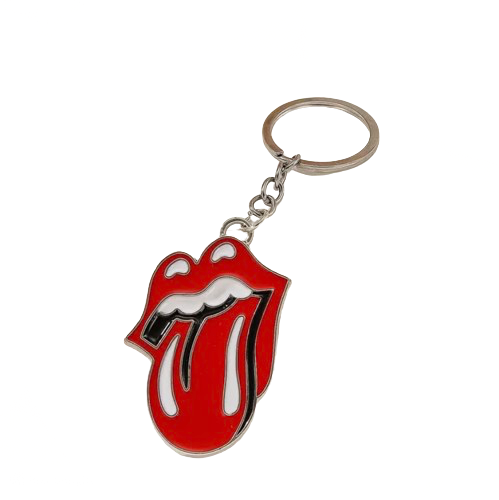 Rolling Stones Metal Keychain