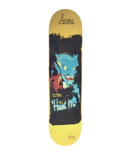 Vintage ACME Signed by Brandon Ragnar Johnson "Little Cartoons" Skateboard Deck