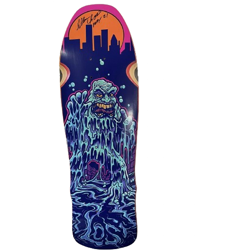 Schmitt Stix Allen Losi Ooze MUCK MONSTER Signed Skateboard Deck