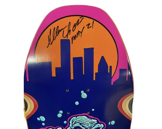 Schmitt Stix Allen Losi Ooze MUCK MONSTER Signed Skateboard Deck