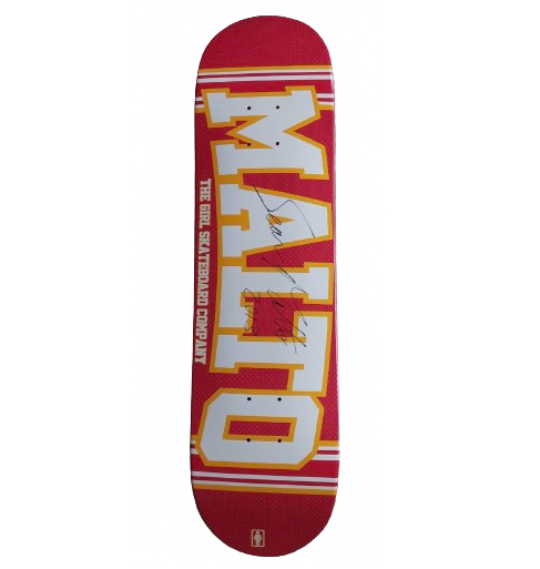 Girl Sean Malto Signed Girl 2013 Skateboard Deck Autographed