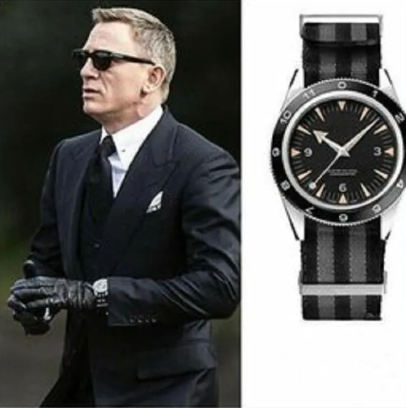 Men's 007 SPECTRE Stainless Steel Automatic Movement  A dot Crown Watch