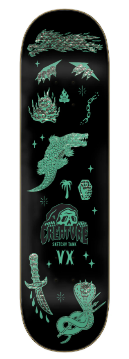 Creature Trippy Tanks Gonzalez VX Deck 8.25 Skateboard Deck