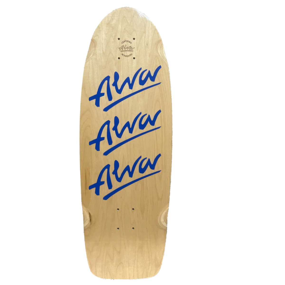 Alva Re Issue 1979 Tri Logo Blue Skateboard Deck