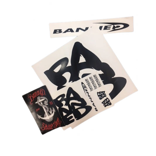 BANNED® S/S Sticker Combo (4)